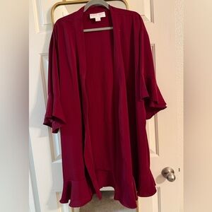 Birdy Grey Deep Red Women's Robe